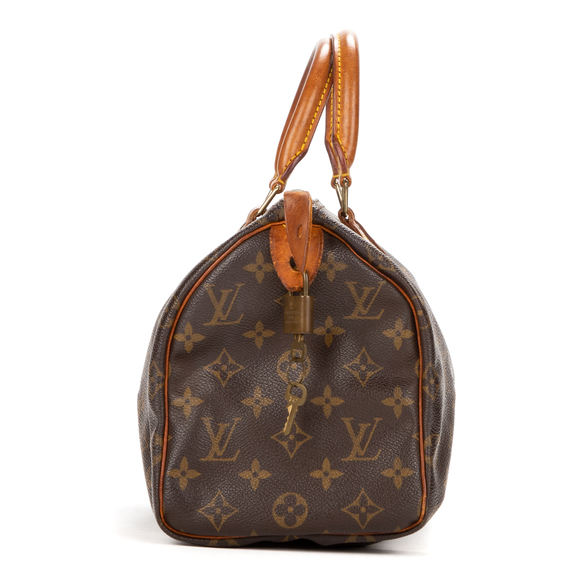 Louis Vuitton Speedy 25  in Brown Monogram Canvas - Picture 5 of 6